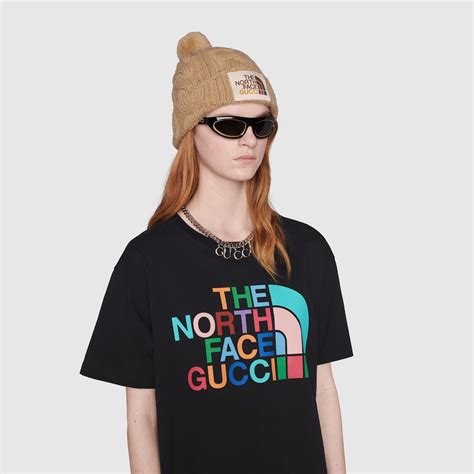 t shirt north face gucci|north face Gucci collection prices.